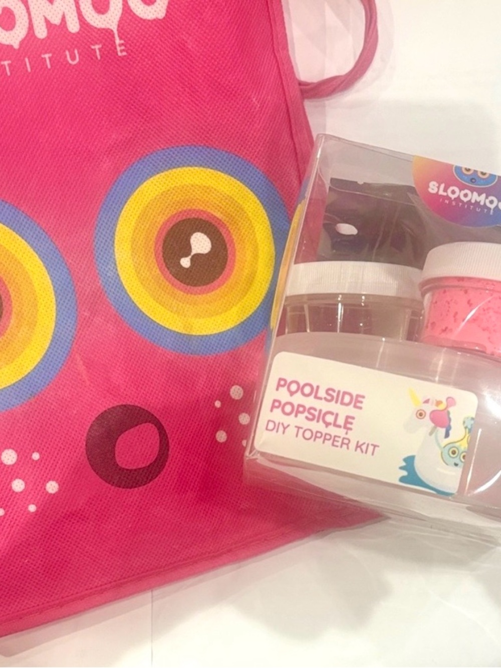 Sloomoo Poolside Popsicle DIY Topper Kit - Pink